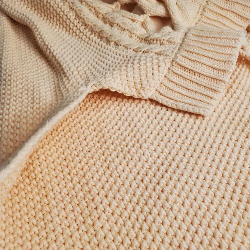 VENUS Peachy Pink Pullover High-Low Sleeveless Sweater Top - S - Picture 9 of 12